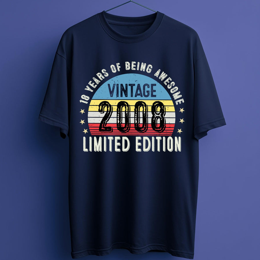 2007 18th Birthday T-Shirt | Funny 18th Gifts for Son, Gifts for Him | Classic 18th T-Shirt for Men