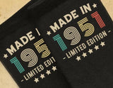 75th Birthday Socks | Limited Edition Made In 1951