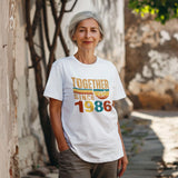 40th Anniversary Matching Couple Shirts, Ruby Wedding Gift, Since 1986