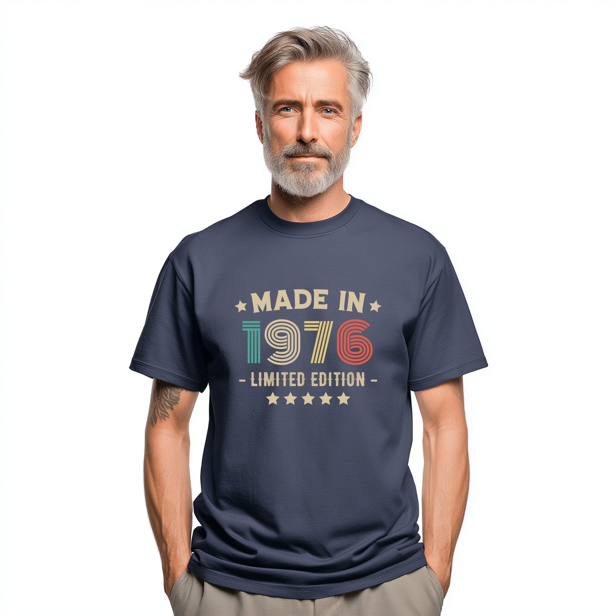 1976 50th Birthday T-Shirt | Funny 50th Gifts for Him and Her, Gifts for Him | Classic 50th T-Shirt for Men and Women