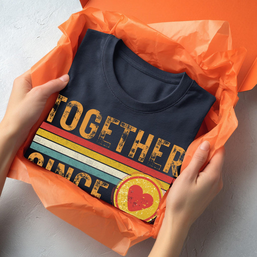 45th Anniversary Matching Couple T-Shirts, Established 1981, Sapphire Anniversary Gift