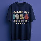 70th Birthday T-Shirt | Funny 1956 Gift for Him & Her
