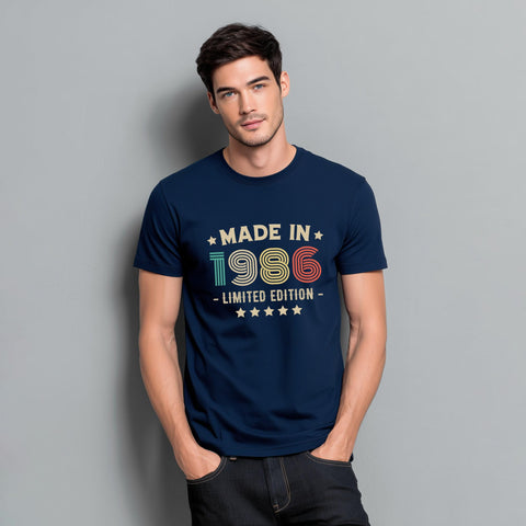 1986 40th Birthday T-Shirt | Funny 40th Gifts for Him and Her | Classic Birthday Shirt for Men and Women