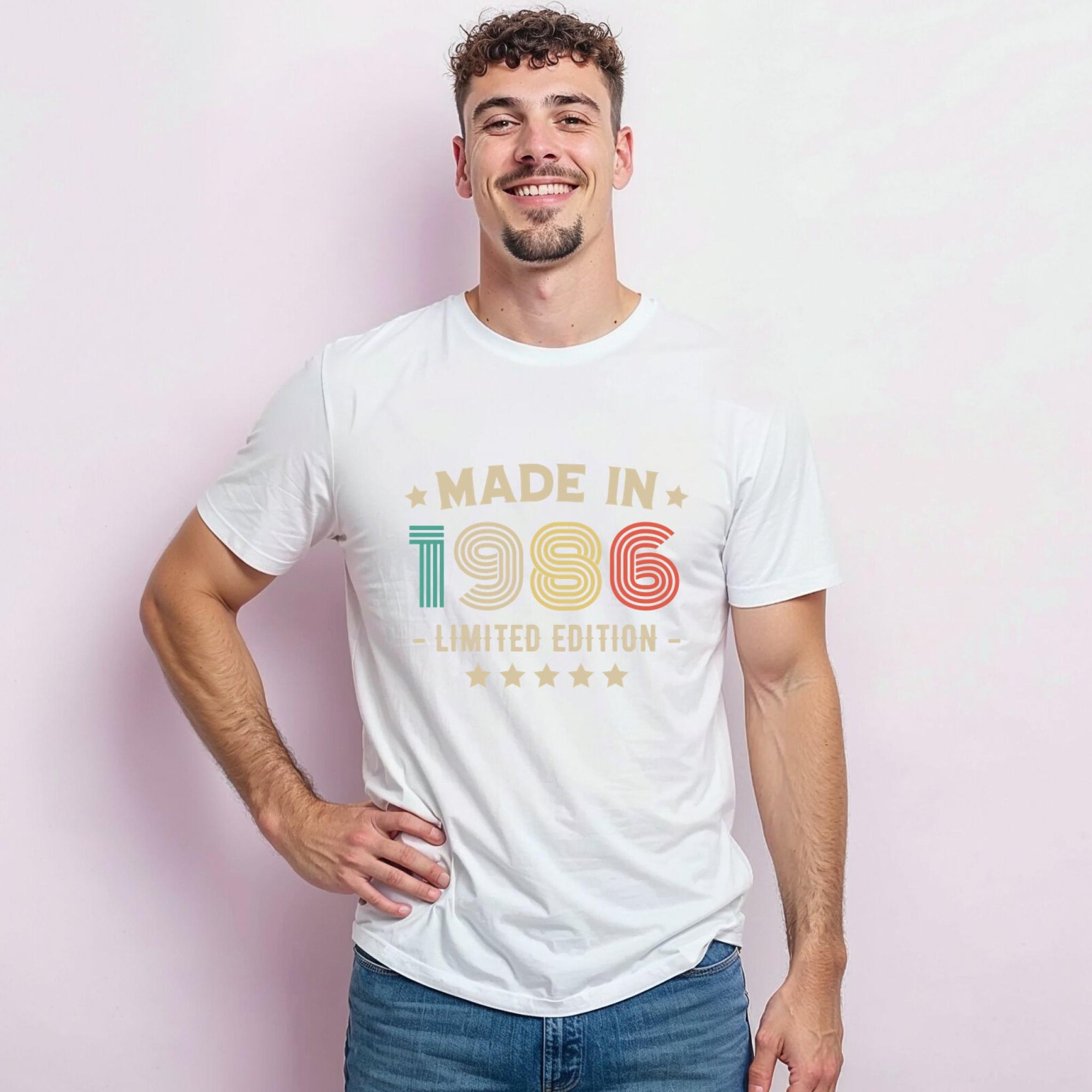1986 40th Birthday T-Shirt | Funny 40th Gifts for Him and Her | Classic Birthday Shirt for Men and Women