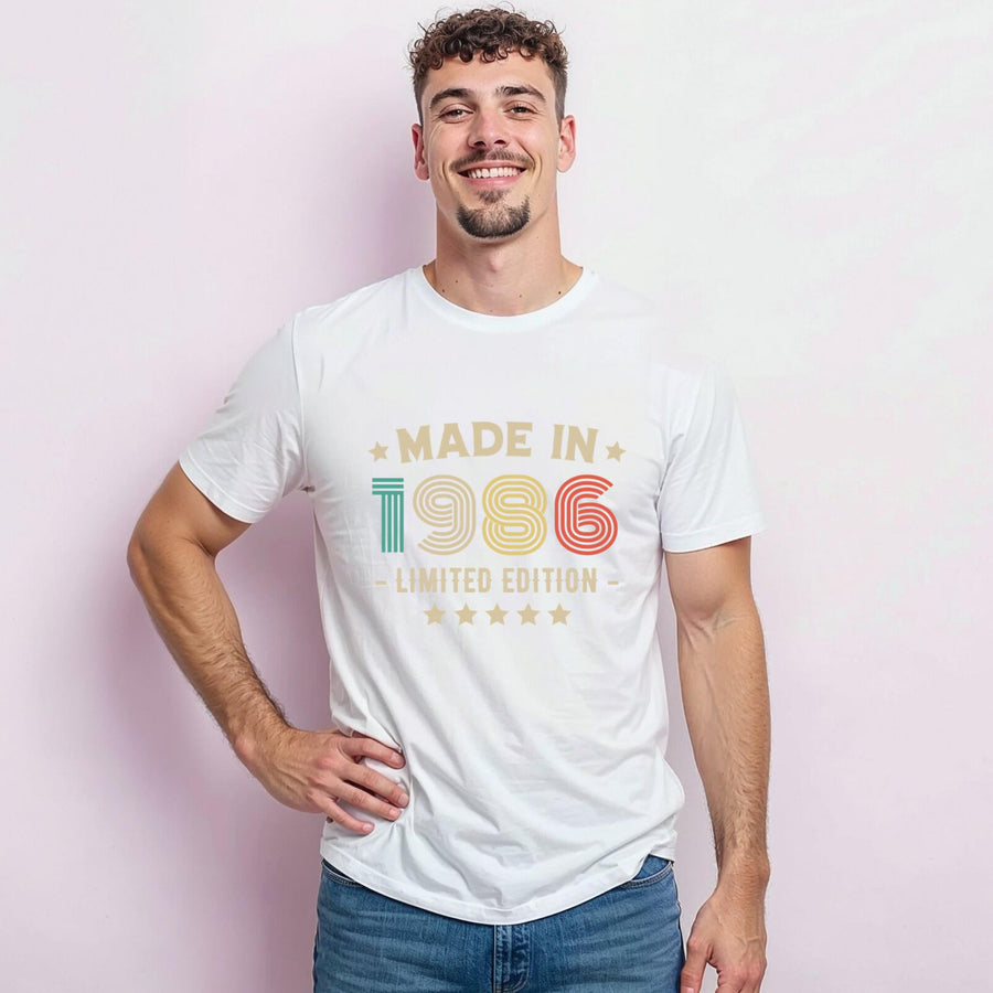 1986 40th Birthday T-Shirt | Funny 40th Gifts for Him and Her | Classic Birthday Shirt for Men and Women