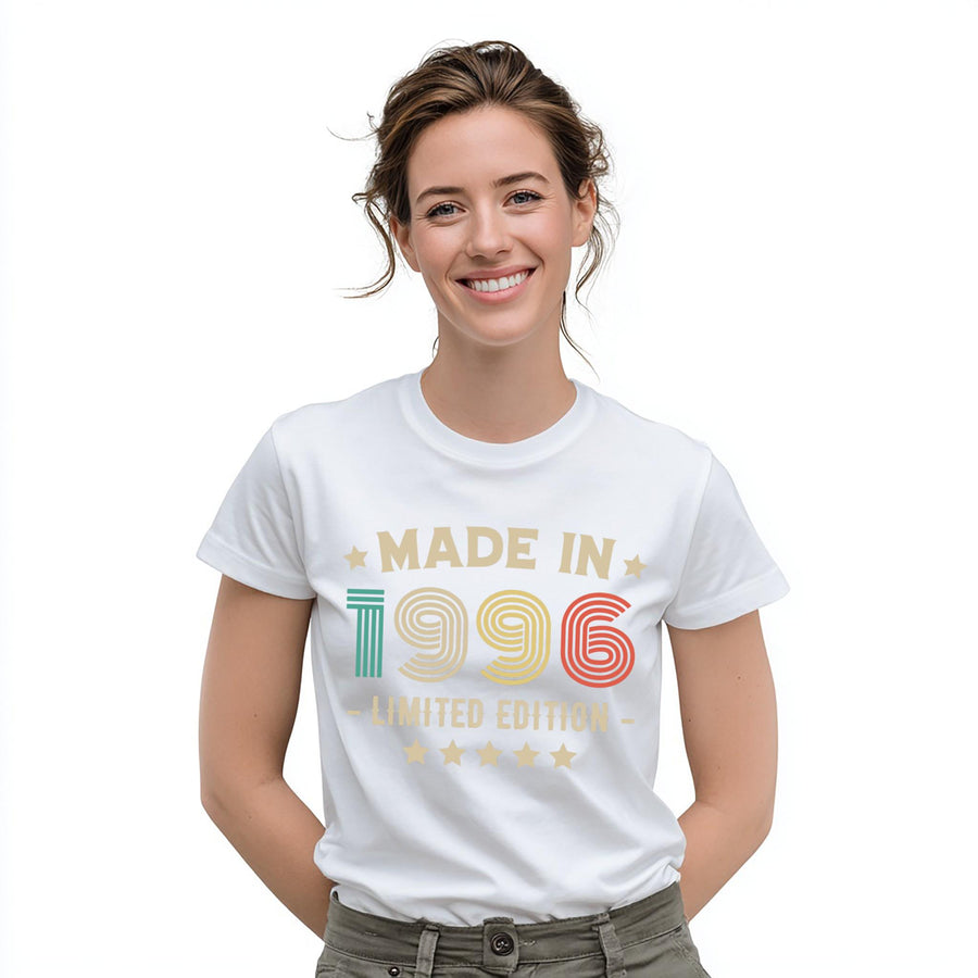 1996 30th Birthday T-Shirt | Funny 30th Gifts for Him and Her | Classic Birthday Shirt for Men and Women