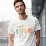 1996 30th Birthday T-Shirt | Funny 30th Gifts for Him and Her | Classic Birthday Shirt for Men and Women