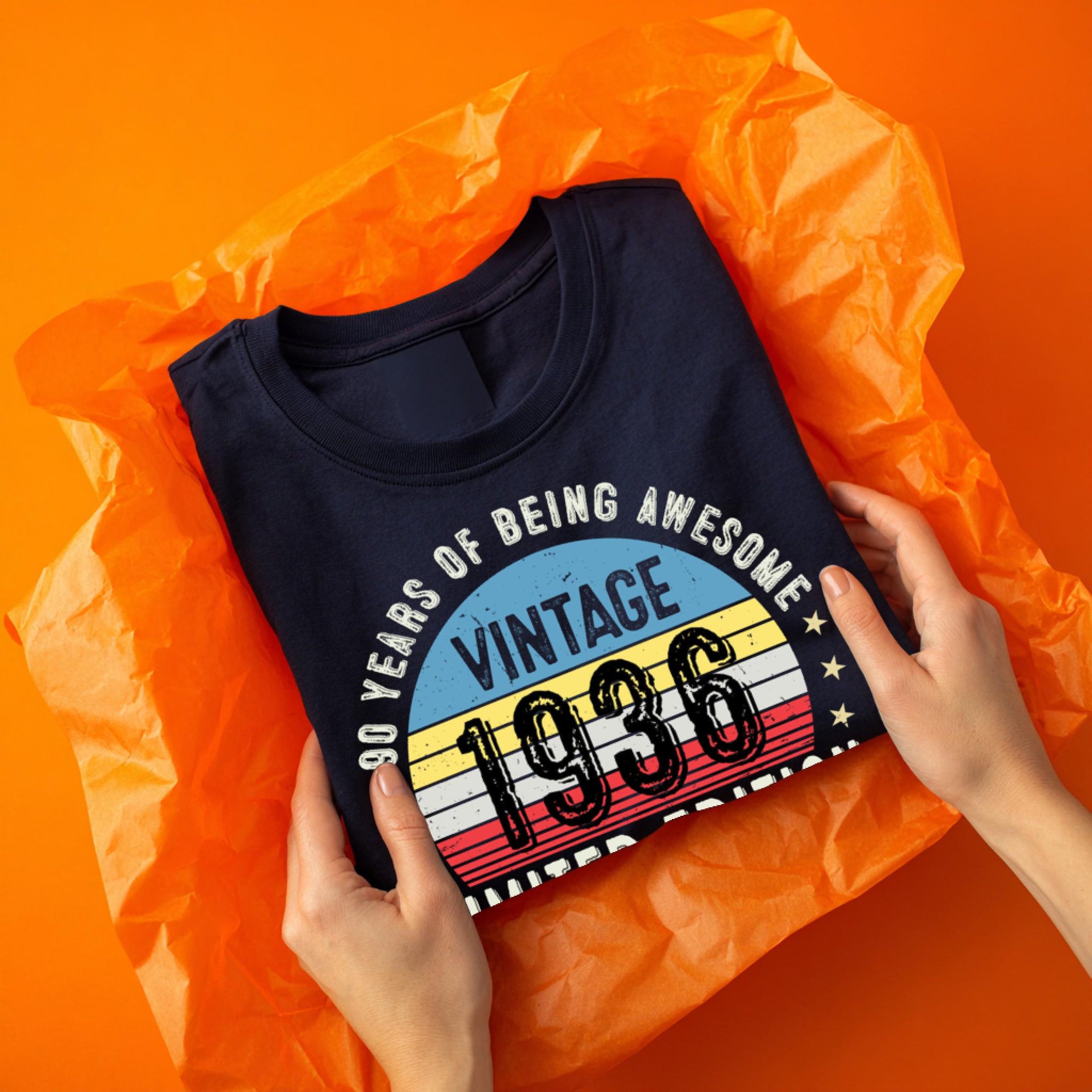 90th Birthday 1936 T-Shirt | Funny Gift for Him or Her