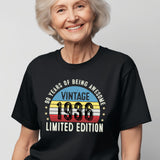 90th Birthday 1936 T-Shirt | Funny Gift for Him or Her
