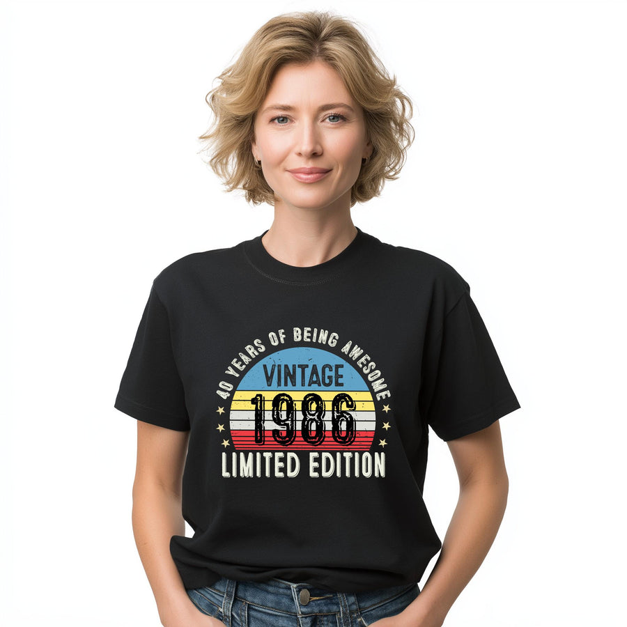 1985 40th Birthday T-Shirt | Funny 40th Gifts for Dad, Gifts for Him | Classic 40th T-Shirt for Men