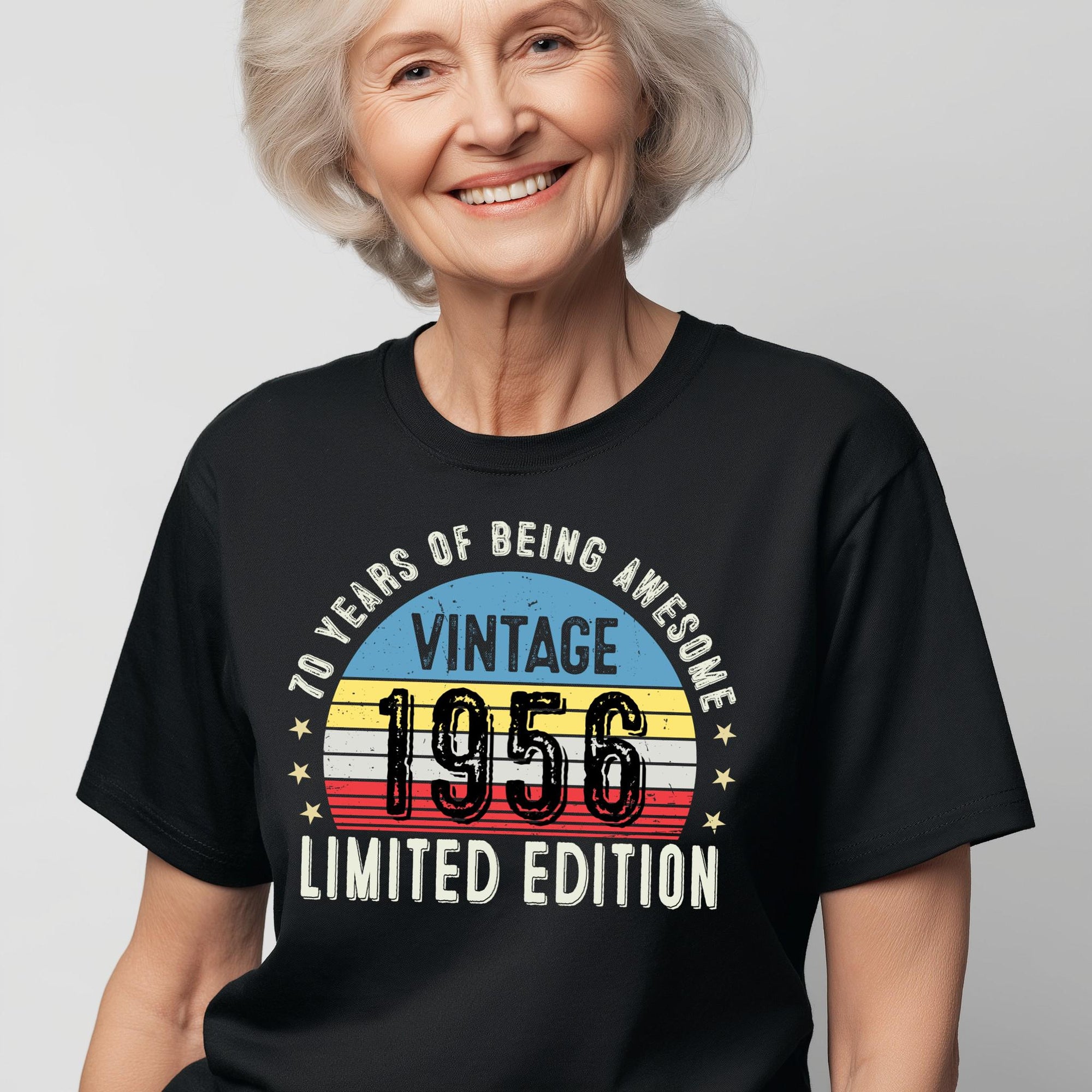 70th Birthday Shirt, Vintage 1956 Limited Edition T-Shirt, 70 Years Tee
