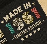 65th Birthday Socks | Limited Edition Made In 1961