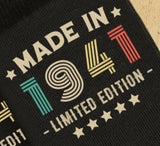 85th Birthday Socks | Limited Edition Made In 1941