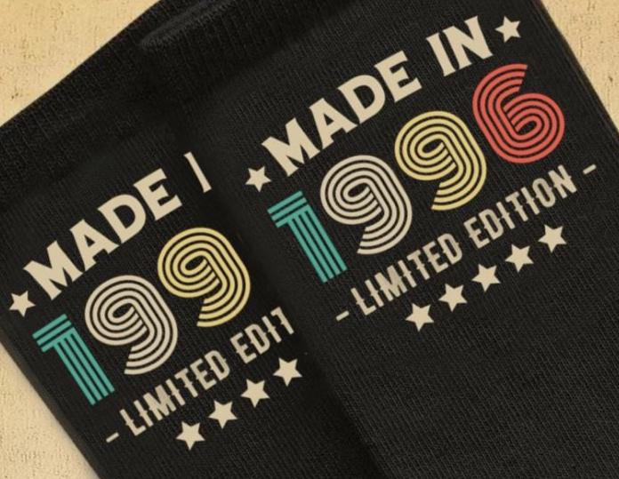 30th Birthday Socks | Limited Edition Made In 1996