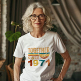 55th Anniversary Couple Shirts, Emerald Wedding Gift, Married Since 1971