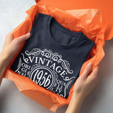 70th Birthday T-Shirt – 1956 Vintage Aged to Perfection
