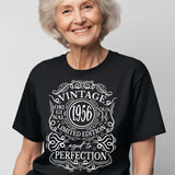 70th Birthday T-Shirt – 1956 Vintage Aged to Perfection
