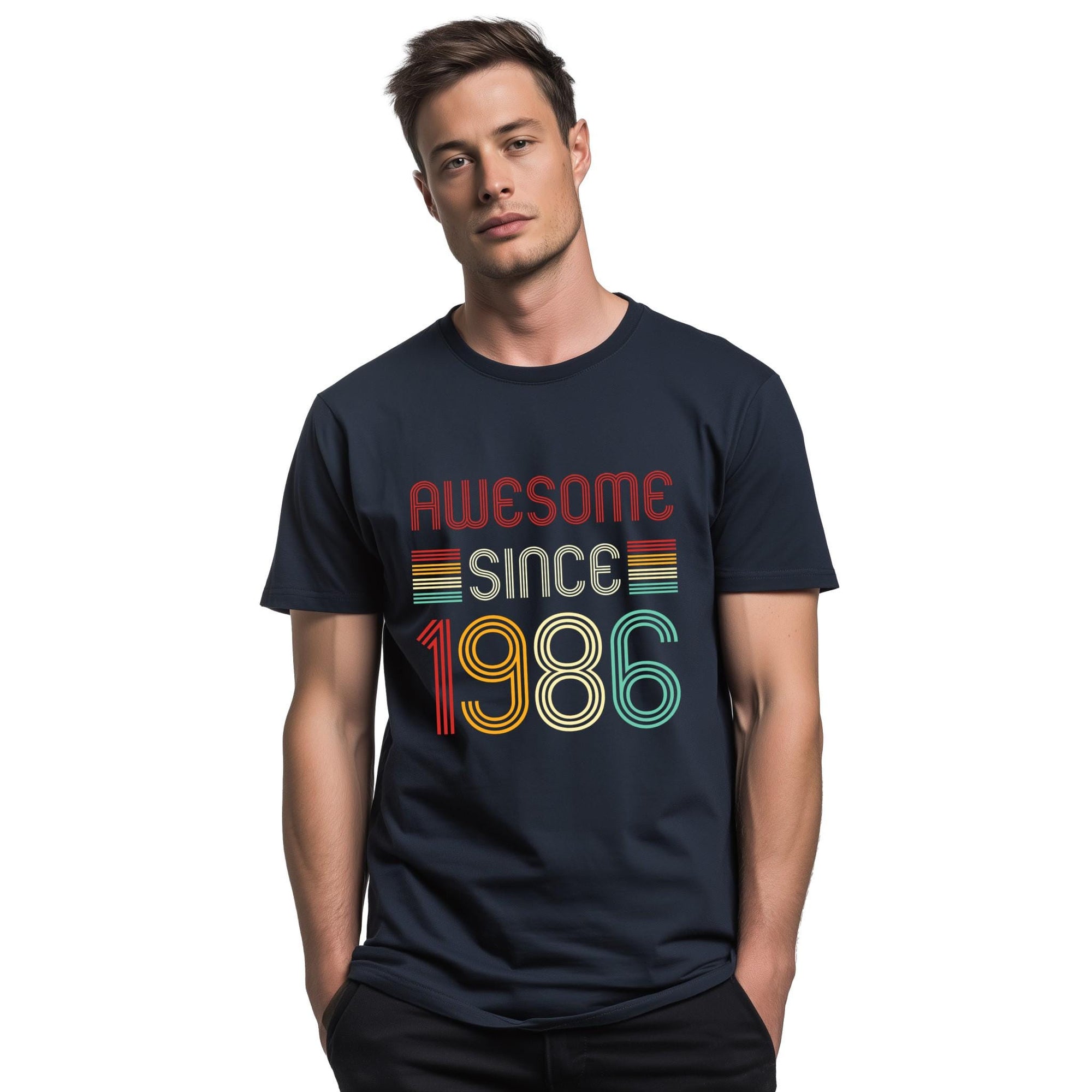 1986 Birthday T-Shirt | Retro Style Gift