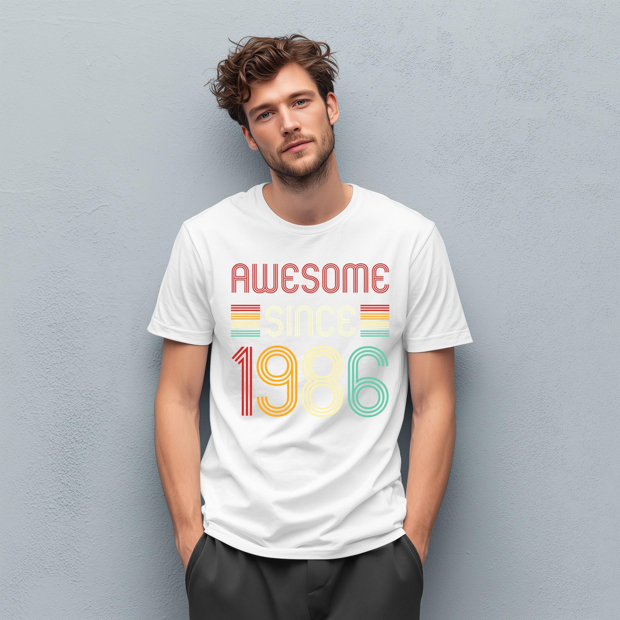 1986 Birthday T-Shirt | Retro Style Gift