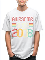 2008 Birthday T-Shirt | Retro Style Gift