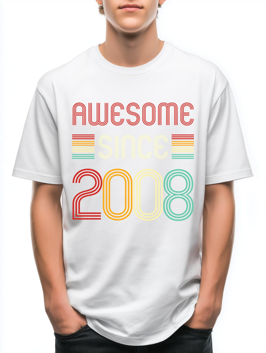 2008 Birthday T-Shirt | Retro Style Gift