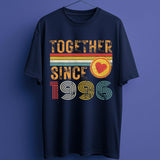30th Anniversary Matching Couple T-Shirts, Married Since 1996, Pearl Anniversary Gift