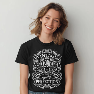 Vintage 1996 30th Birthday T-Shirt – Aged to Perfection Gift