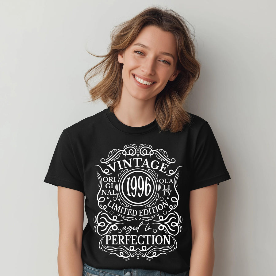 Vintage 1996 30th Birthday T-Shirt – Aged to Perfection Gift