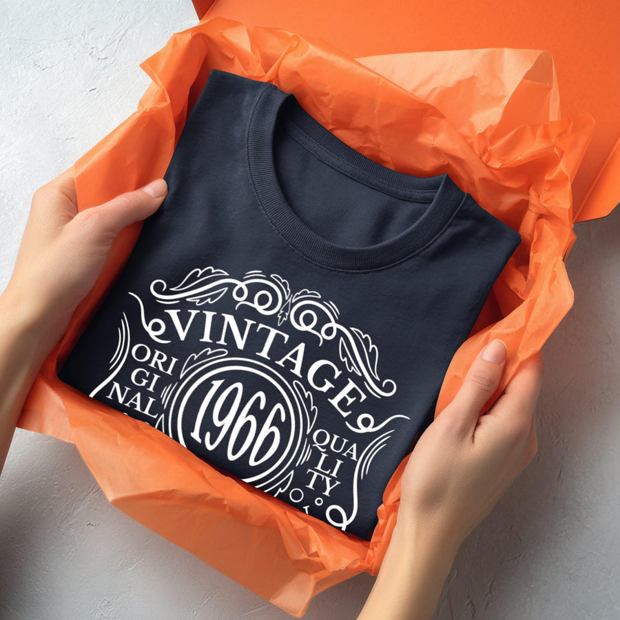 Vintage 1966 T-Shirt | 60th Birthday Gift, Aged to Perfection