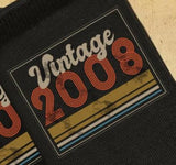 Vintage 2008 Socks | Funny 18th Birthday Gift for Men and Women