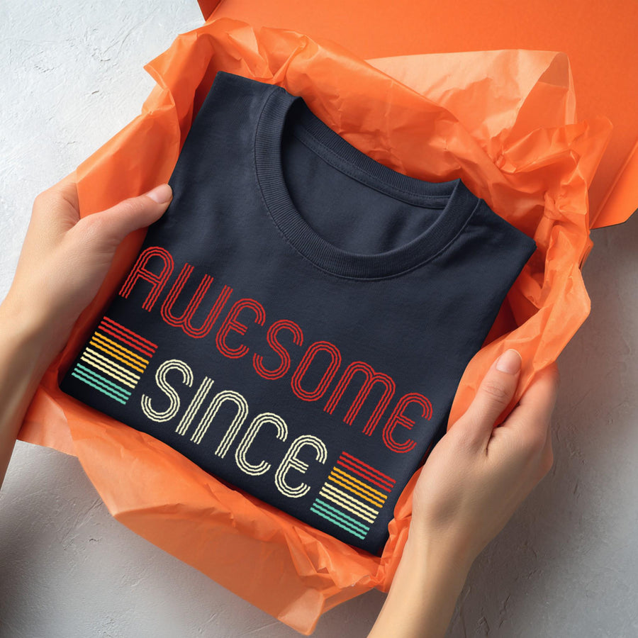 Awesome Since 1966 T-Shirt | Vintage Birthday Gift for Men and Women
