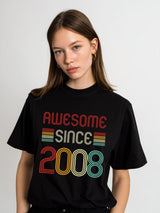 2008 Birthday T-Shirt | Retro Style Gift