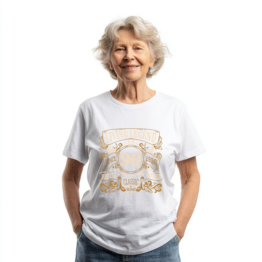 90th Birthday Shirt 1936, Living Legend Since 1936, Vintage Gift, Classic Unisex Tee