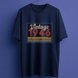 Vintage 1946 Shirt, 80th Birthday Gift, Born in 1946 T-Shirt, Retro Vintage Tee, Classic Year Shirt, Unisex