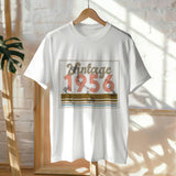 Vintage 1956 Shirt, 70th Birthday Gift, Born in 1956 T-Shirt, Retro Vintage Tee, Classic Year Shirt, Unisex