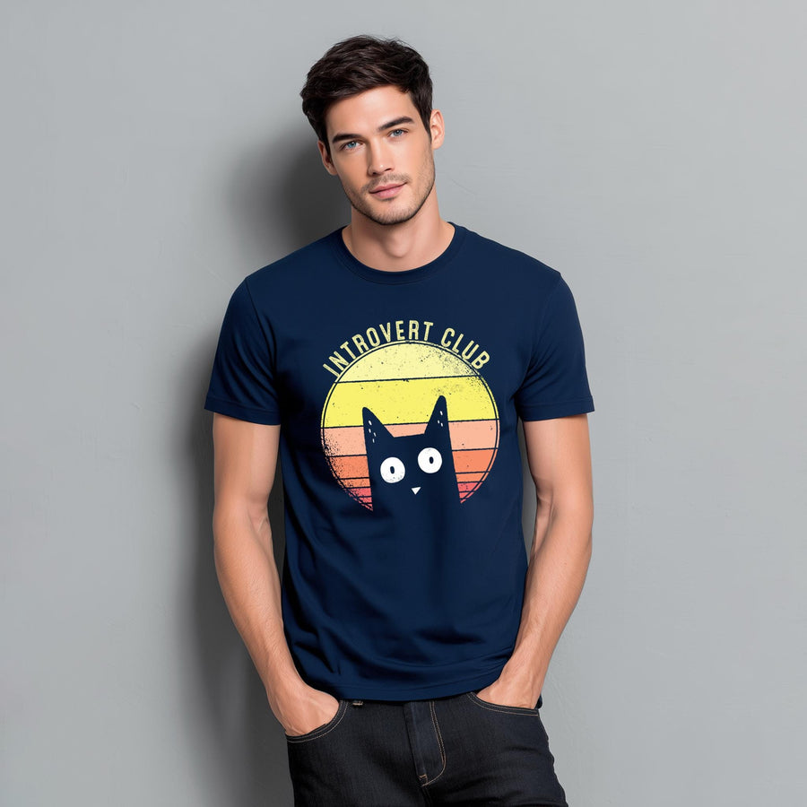 Introvert Club Cat Shirt | Funny Introvert Shirt, Book Club Shirt, Bookish Merch, Cat Lover Gift, Gifts for Women