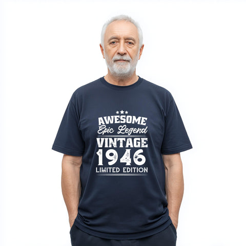 80th Birthday Gift for Dad 1946, Born in 1946 Shirt, Gift for 80 Year Old, Vintage 1946 Tee, Funny Legend Shirt