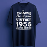 70th Birthday Gift 1956, Vintage 1956 Shirt, Born in 1956 Tee, Gift for 70 Year Old, Epic Legend T-Shirt