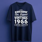 60th Birthday Gift 1966, Born in 1966 Shirt, Vintage 1966 T-Shirt, Gift for 60 Year Old, Epic Legend Tee