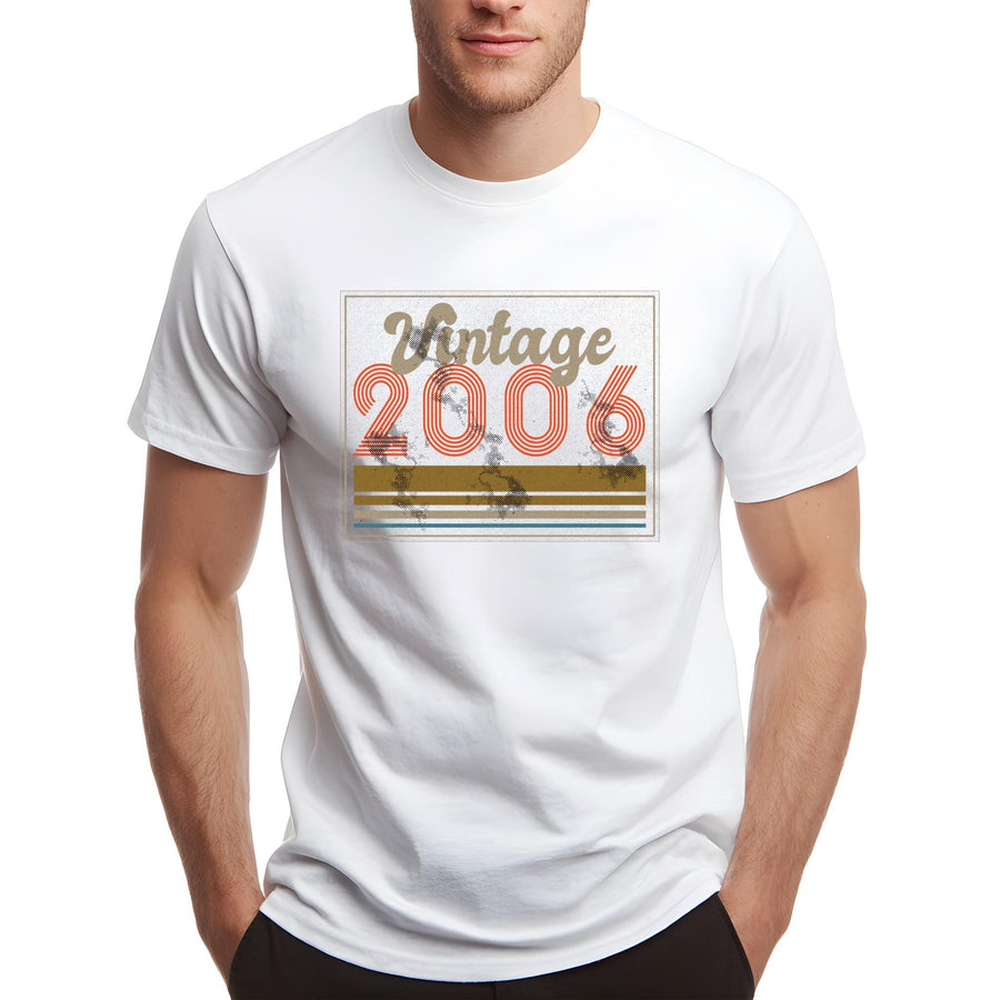 Vintage 2006 T Shirt, 18th Birthday Gift, Born 2006 Tee, Unisex Retro Birthday Shirt, 18 Year Old Gift Idea