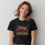 Vintage 2006 T Shirt, 18th Birthday Gift, Born 2006 Tee, Unisex Retro Birthday Shirt, 18 Year Old Gift Idea