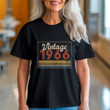 Vintage 1966 Shirt, 60th Birthday Gift, Born in 1966 T-Shirt, Retro Vintage Tee, Classic Year Shirt, Unisex
