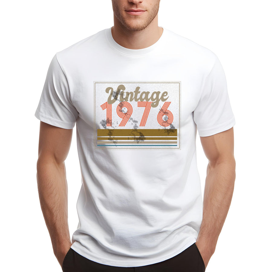 Vintage 1976 T Shirt, 50th Birthday Gift, Born 1976 Tee, Retro Birthday Shirt, Unisex Gift for 50 Year Old