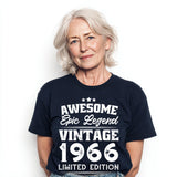 60th Birthday Gift 1966, Born in 1966 Shirt, Vintage 1966 T-Shirt, Gift for 60 Year Old, Epic Legend Tee