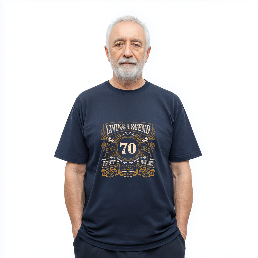 70th Birthday Gift 1956, Living Legend Since 1956 Shirt, Born in 1956 Tee, Vintage 1956 T-Shirt, Classic Birthday Gift