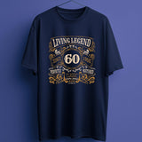 60th Birthday Gift 1966, Living Legend Since 1966 Shirt, Born in 1966 Tee, Vintage 1966 T-Shirt, Classic Birthday Gift