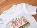 Born 1996 Shirt, 30th Birthday Gift Idea, Vintage 1996 Tee, Retro 90s Style Shirt, Unisex Birthday Outfit