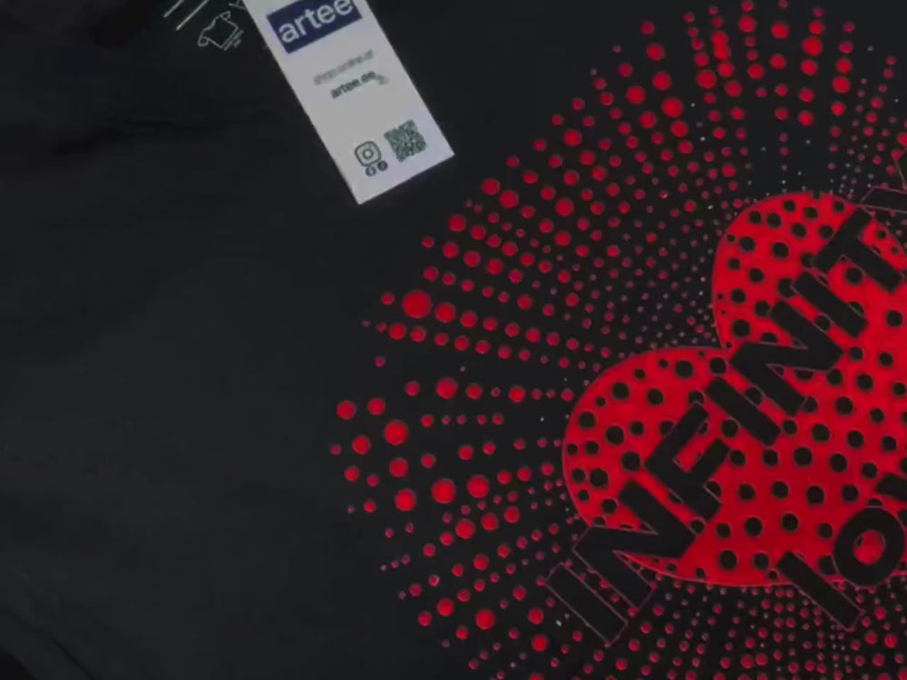 Polka Dot Heart T-Shirt – Yayoi Kusama Inspired Feminist Art