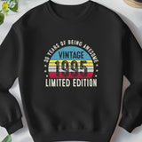 30th Birthday Sweatshirt | Vintage 1995 Limited Edition Gift