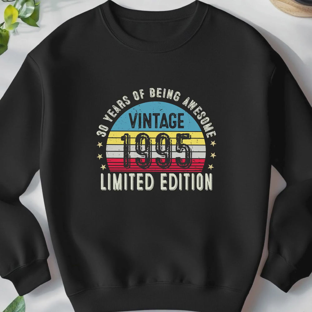 30th Birthday Sweatshirt | Vintage 1995 Limited Edition Gift